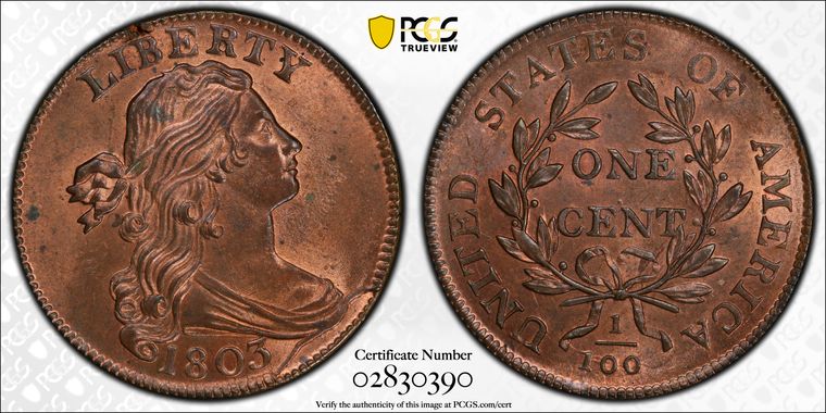 Cert 02830390 - Coin Image