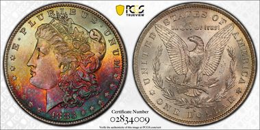 1883-O $1 MS64