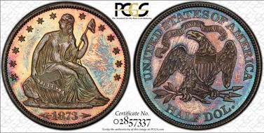 1873 50C Arrows PR65+