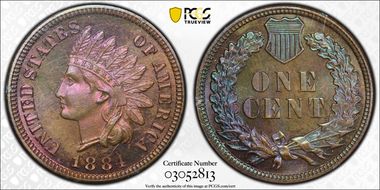 1884 1C PR65BN