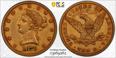 1879-O $10 XF45