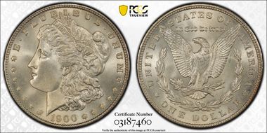 1900 $1 MS65+