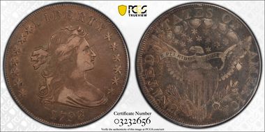 1798 $1 Large Eagle XF40