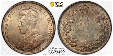 1920 50C Narrow 0 MS61