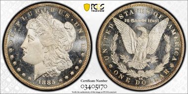 1885-CC $1 MS66DMPL
