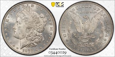 1878 7/8TF $1 Strong MS63