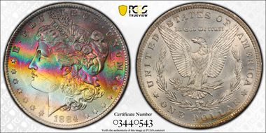 1884-O $1 MS64