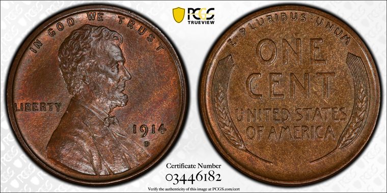 Cert 03446182 - Coin Image