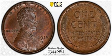 1914-D 1C MS65BN