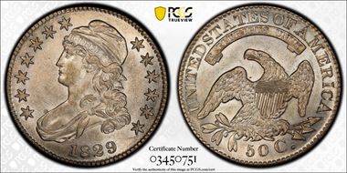 1829 50C AU53