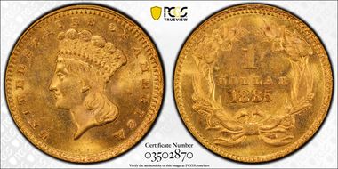 1885 G$1 MS64