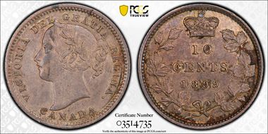 1899 10C Wide Date Small 9s AU53