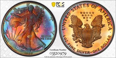 1986-S $1 Silver Eagle PR67CAM