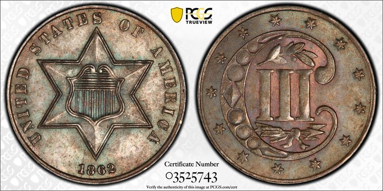 Cert 03525743 - Coin Image