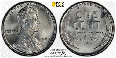 1943 1C MS67
