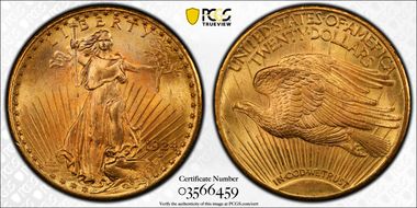 1924 $20 MS66+