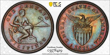 1911-S/S 1C Allen-2.09a MS64BN