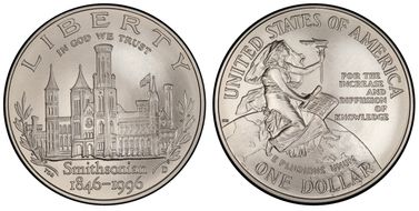 1996-D $1 Smithsonian MS69