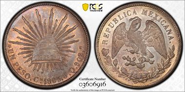 1903-Cn JQ Peso KM-409 MS64
