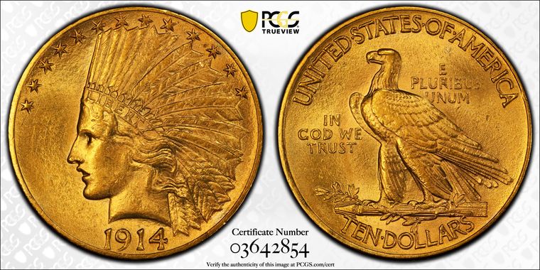 Cert 03642854 - Coin Image