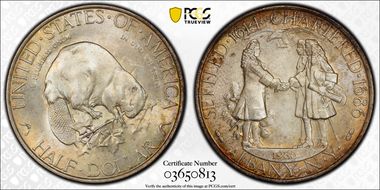 1936 50C Albany MS67