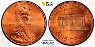 2000 1C Wide AM, FS-901 MS67RD