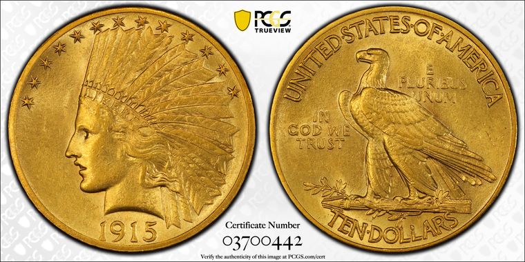 Cert 03700442 - Coin Image