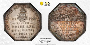 1900 Lesher $ HK-789, A.B. Bumstead T-2 MS63