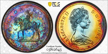 1973 S$1 R.C.M.P. Ag SP67