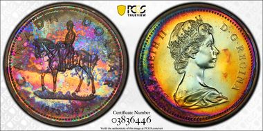 1973 S$1 R.C.M.P. Ag SP65