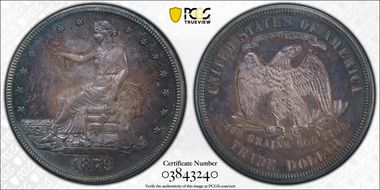 1879 T$1 Trade PR64