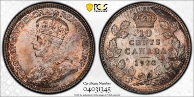 1920 10C MS66