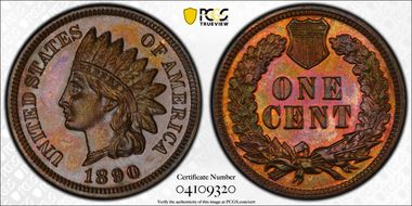1890 1C PR65BN