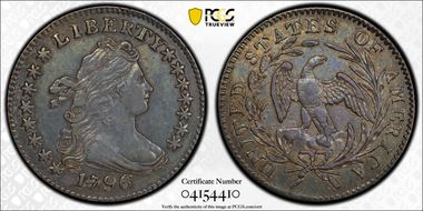 1796 10C AU55