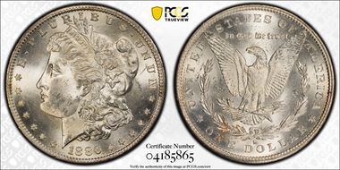 1886-S $1 MS65+
