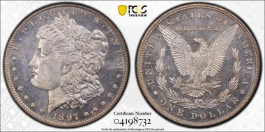 1897 $1 MS63DMPL