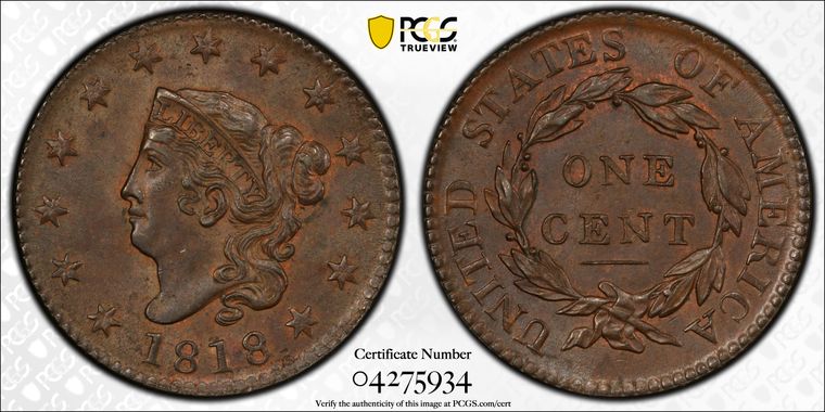 Cert 04275934 - Coin Image