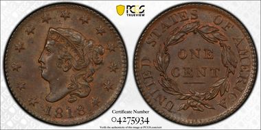 1818 1C N-9 MS64BN