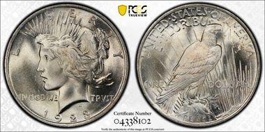 1923 $1 MS67