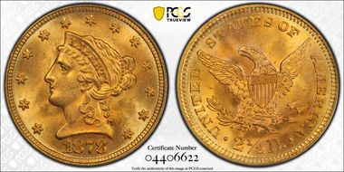 1878 $2.50 MS65