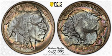 1913-S 5C Type 1 MS67+