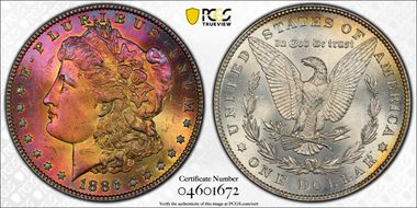 1886 $1 MS65