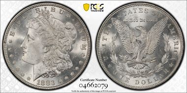 1883 $1 MS64