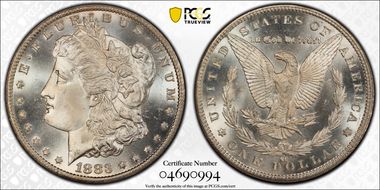 1883-CC $1 MS67PL