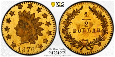 1876 G50C BG-1064 MS64PL