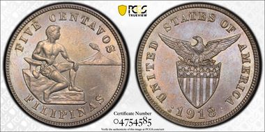 1918-S/S 5C Allen-4.08aa MS63