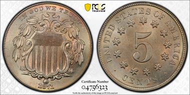 1871 5C MS65+