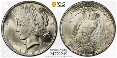1922 $1 MS65