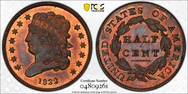 1832 1/2C PR65RB