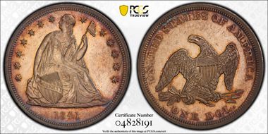 1841 $1 MS62